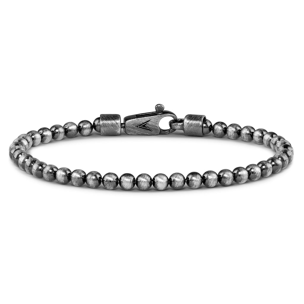 Bracelet with 4 mm Navajo Silver Beads, buy Silver Sterling 925