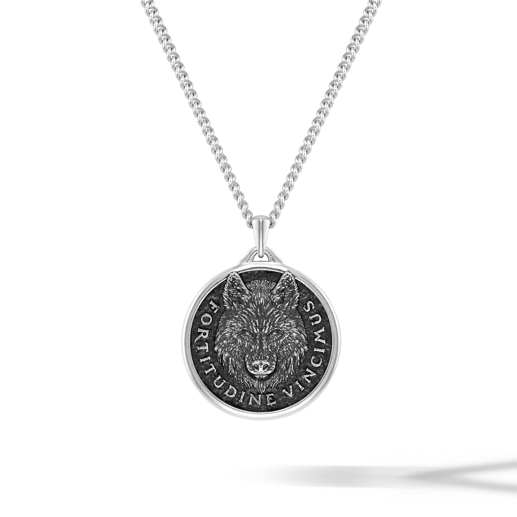 Built Different: Wolf Pendant - Sterling Silver | Vincero