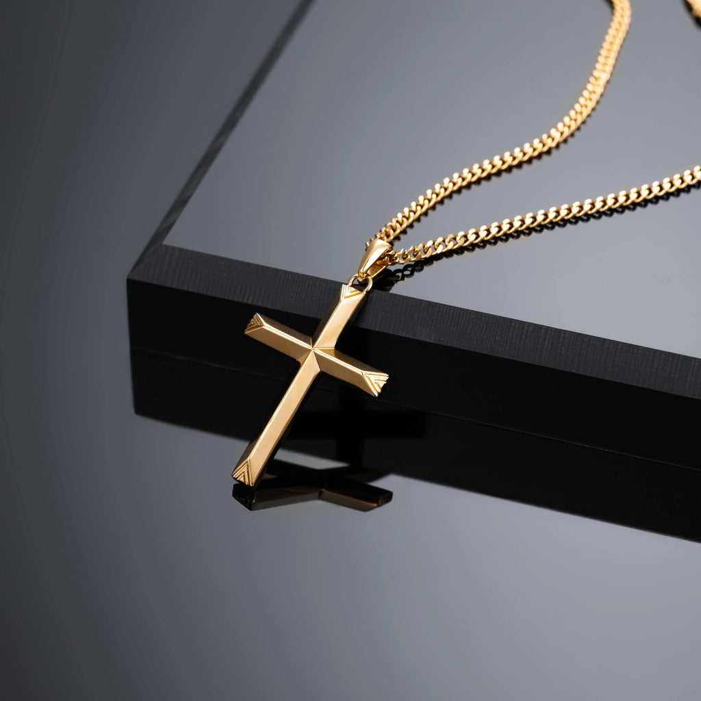 Cross Pendant 14k Gold Vincero Collective