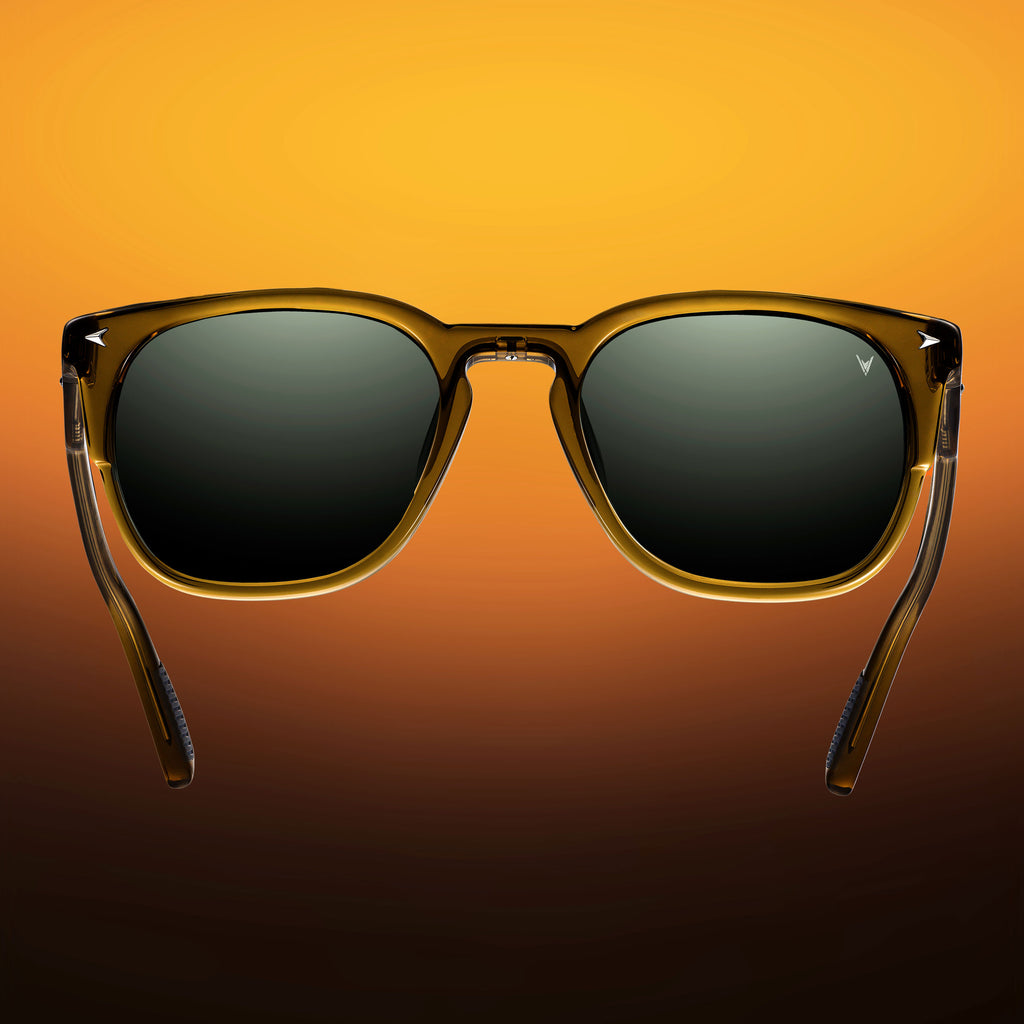 Men's Sunglasses - The Quincy - Matte Black Mirror | Vincero