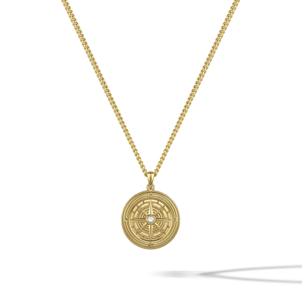 Gold Compass Necklace Womens Gold Compass Necklace Womens Compass