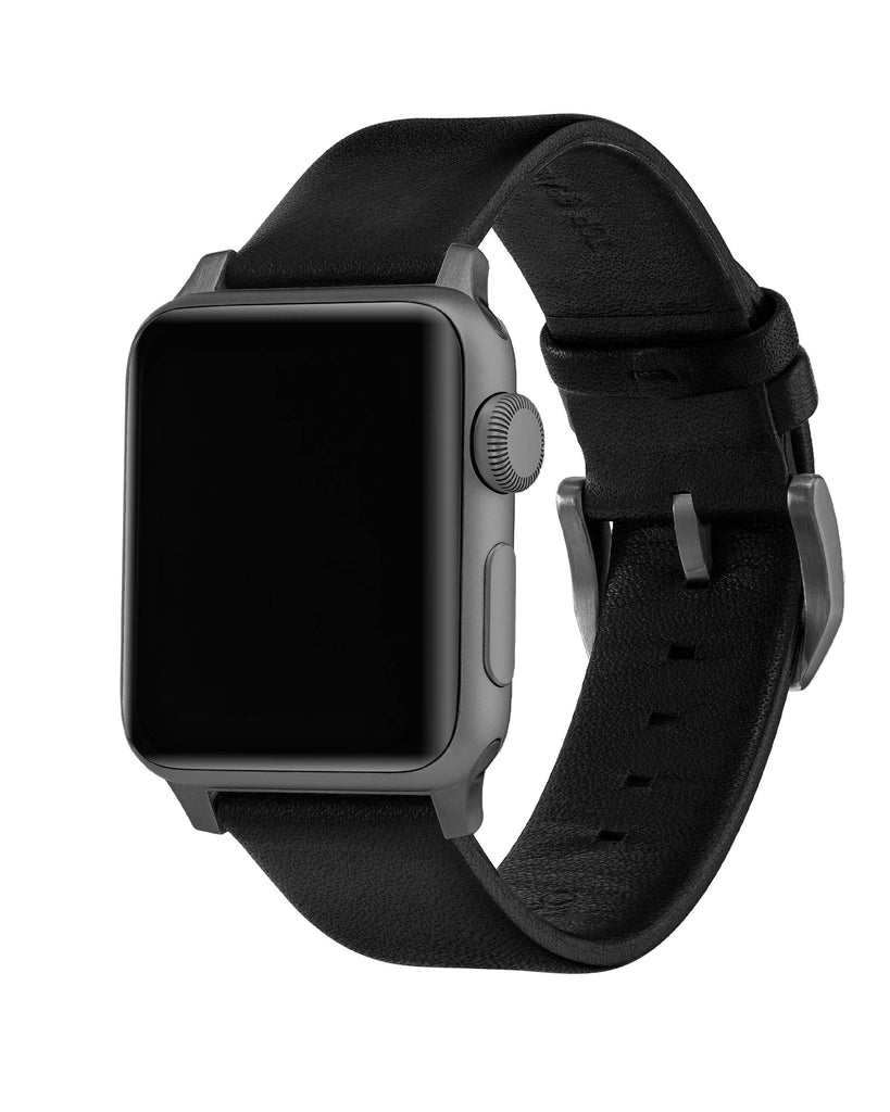 Apple Watch Leather Band - Graphite Hardware 41mm | Vincero Collective