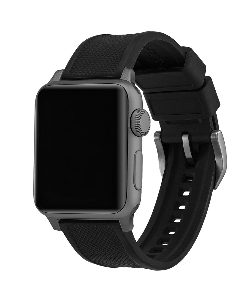 Apple Watch Silicone Band - Graphite Hardware 41mm | Vincero