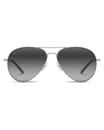 Polarized Full Mirror Silver Aviator Sunglasses