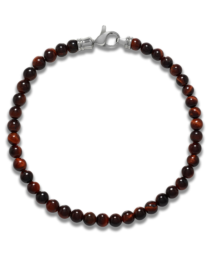 Bead Bracelet - Red Tiger's Eye, Vincero Watches