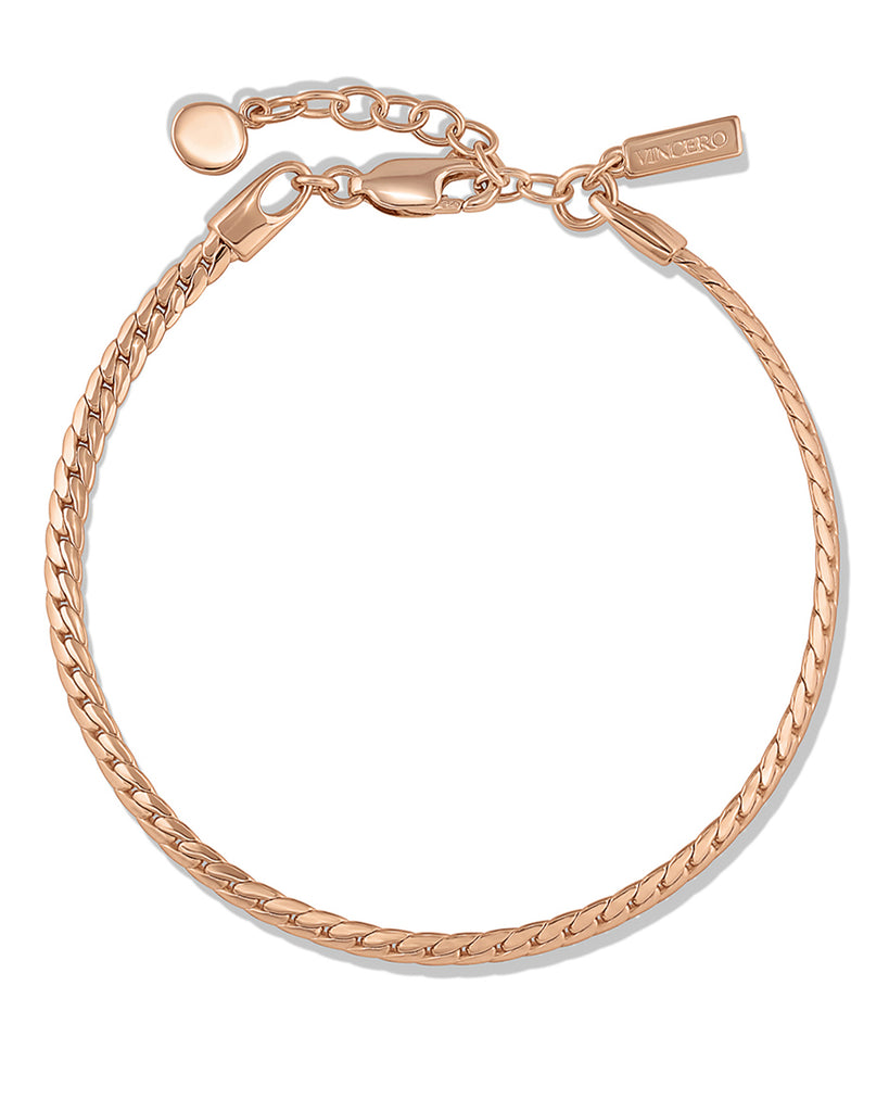 Womens Serpentine Bracelet Rose Gold Vincero Collective