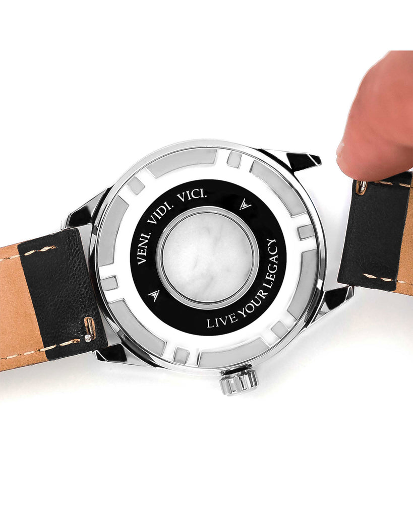 Men's Watch Strap - Modern Steel - Brushed Silver 20mm | Vincero