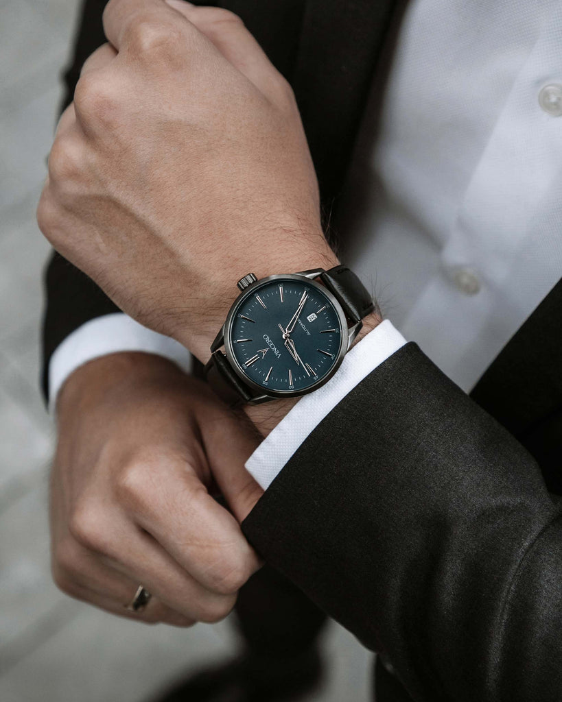 Icon Automatic Set - Gunmetal/Slate | Vincero Collective