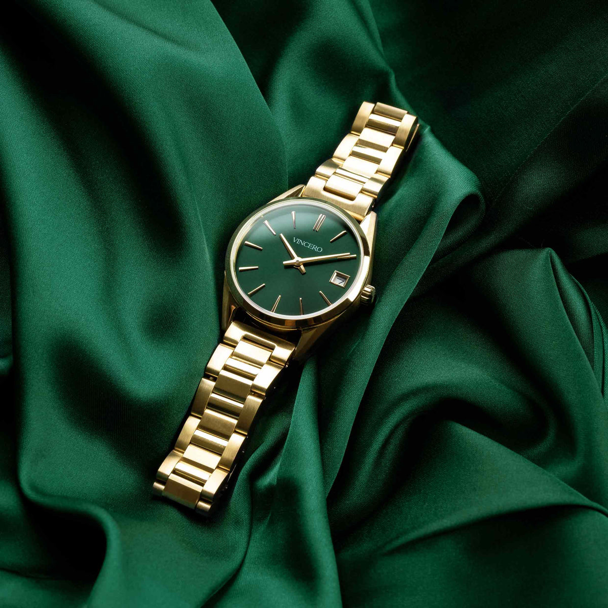 The Harper - Gold + Green | Vincero Watches | Vincero Collective The Harper - Gold + Green | Vincero Watches | Vincero Collective