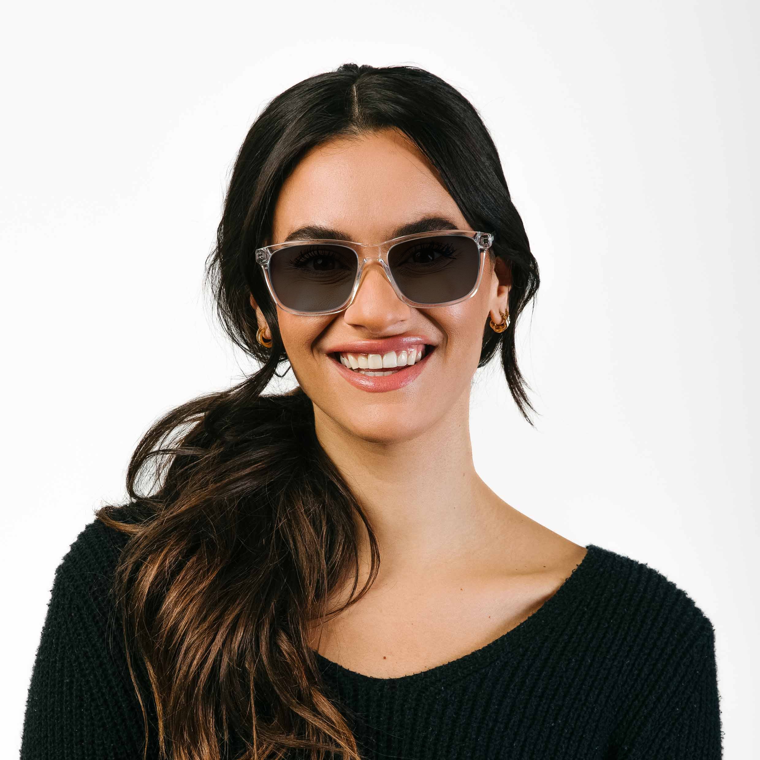 Men's Sunglasses - The Presley - Crystal | Vincero Collective