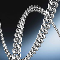 Silver cuban chain neckalce