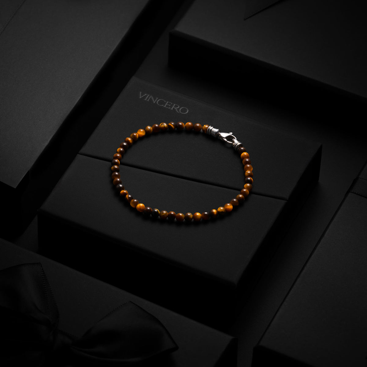 tigers eye 4mm bracelet for men