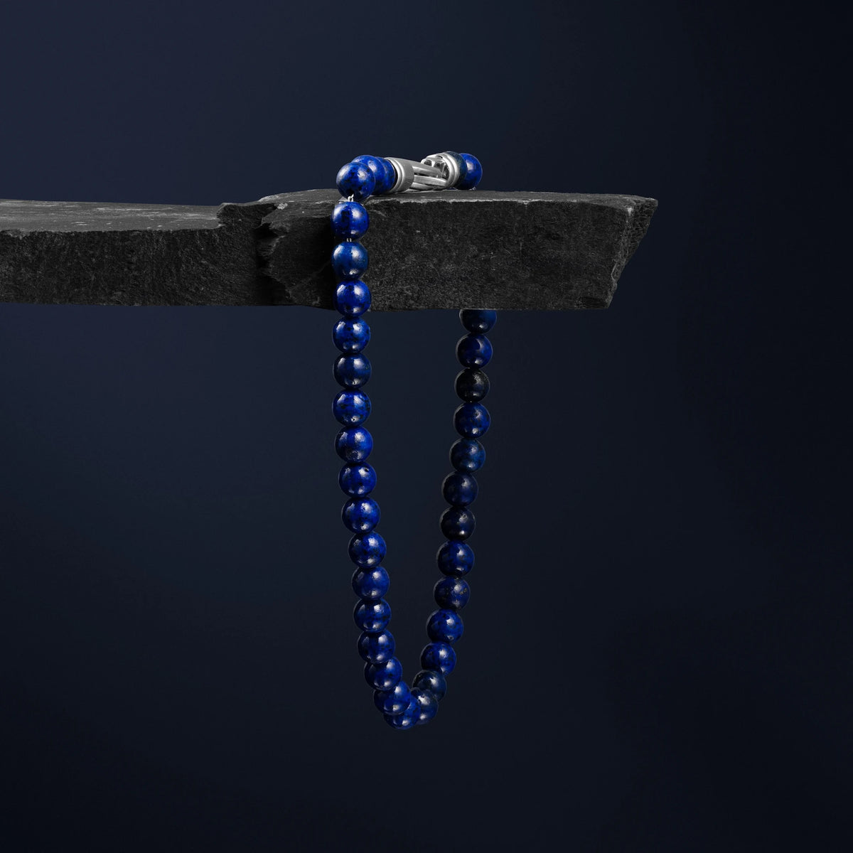 Lapis lazuli 4mm bracelet for men