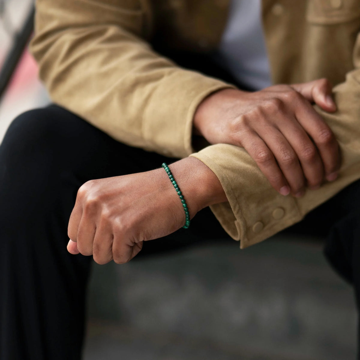 malachite bracelet for men