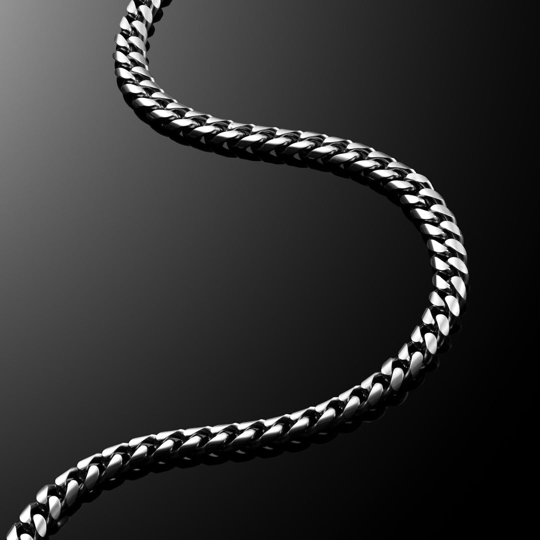 Cuban Chain Necklace, 5MM - Silverhover image