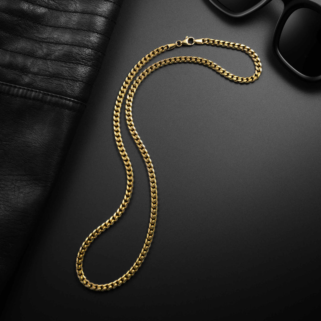 Cuban Chain Set, 5MM - Gold Sethover image