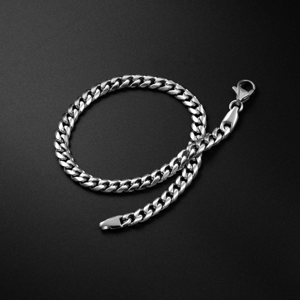 Cuban Chain Bracelet, 5MM - Silverhover image