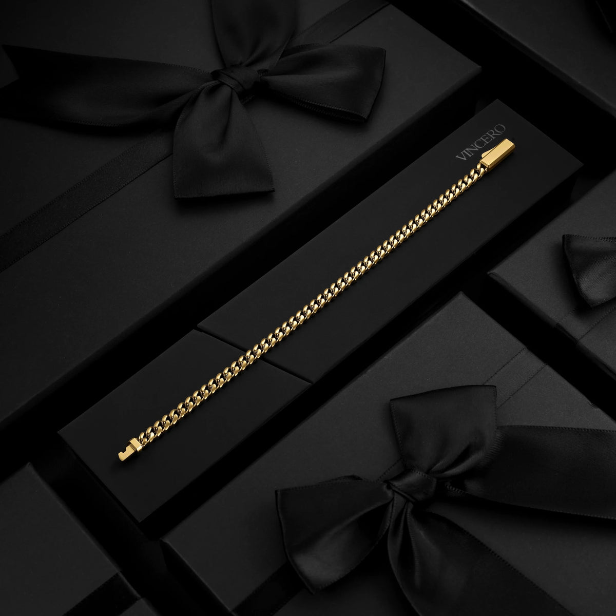 Cuban Chain Bracelet, 5MM - 14K Gold