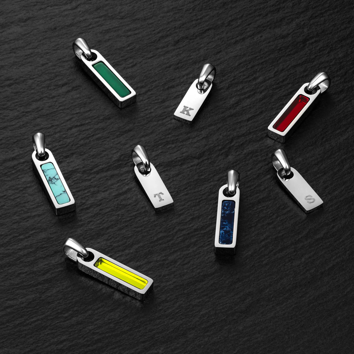 Mens Birthstone Pendant