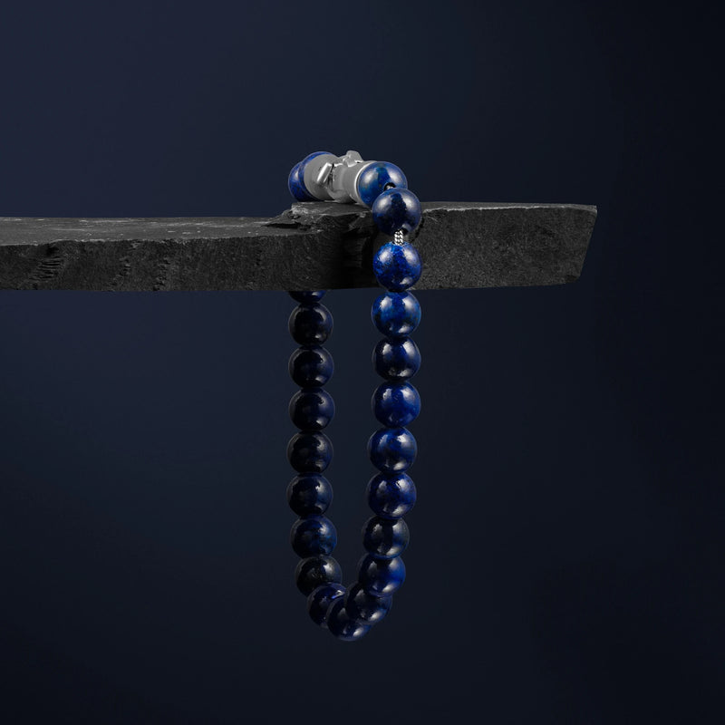 Spiritual Bead Bracelet, 8MM - Lapis Lazuli