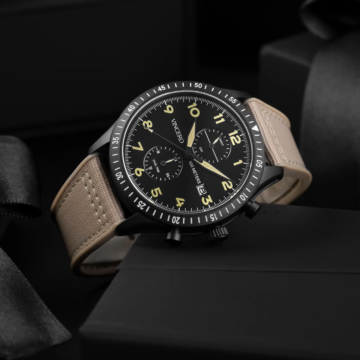 Men's Pilot Watch - Graphite | Vincero Collective Men's Pilot Watch - Graphite | Vincero Collective