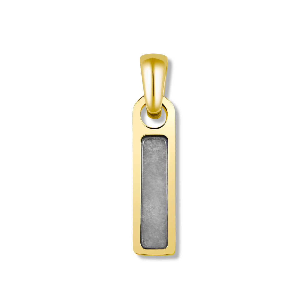 Birthstone Tag Pendant - 14K Gold