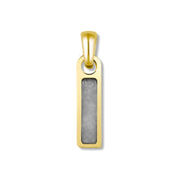 Birthstone Tag Pendant - 14K Gold