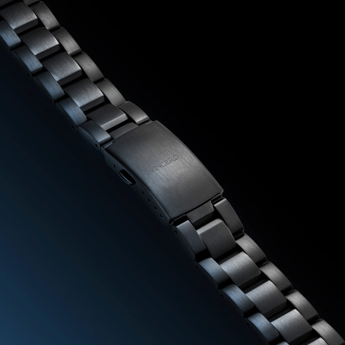 Black Link Watch Bracelet for men