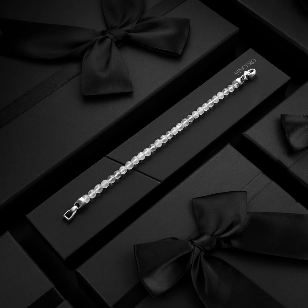 Birthstone Bracelet, 6MM - Aprilhover image