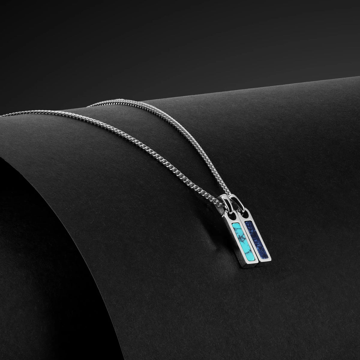 Mens birthstone necklace