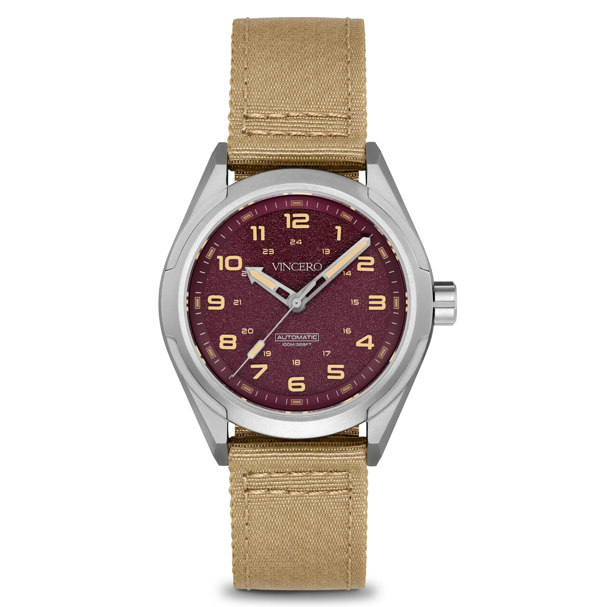 Scout titanium watch with canvas strap