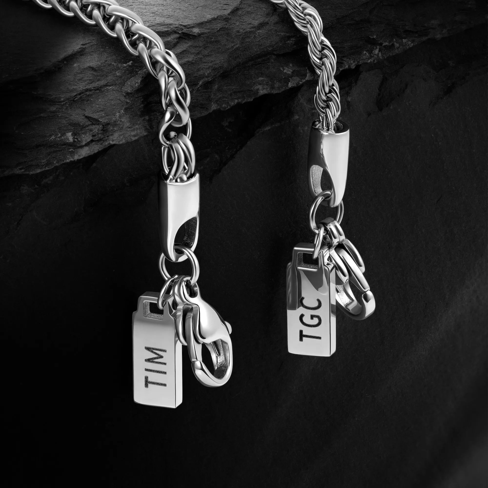 Men's 2.5MM Silver Rope Necklace | Vincero Collective