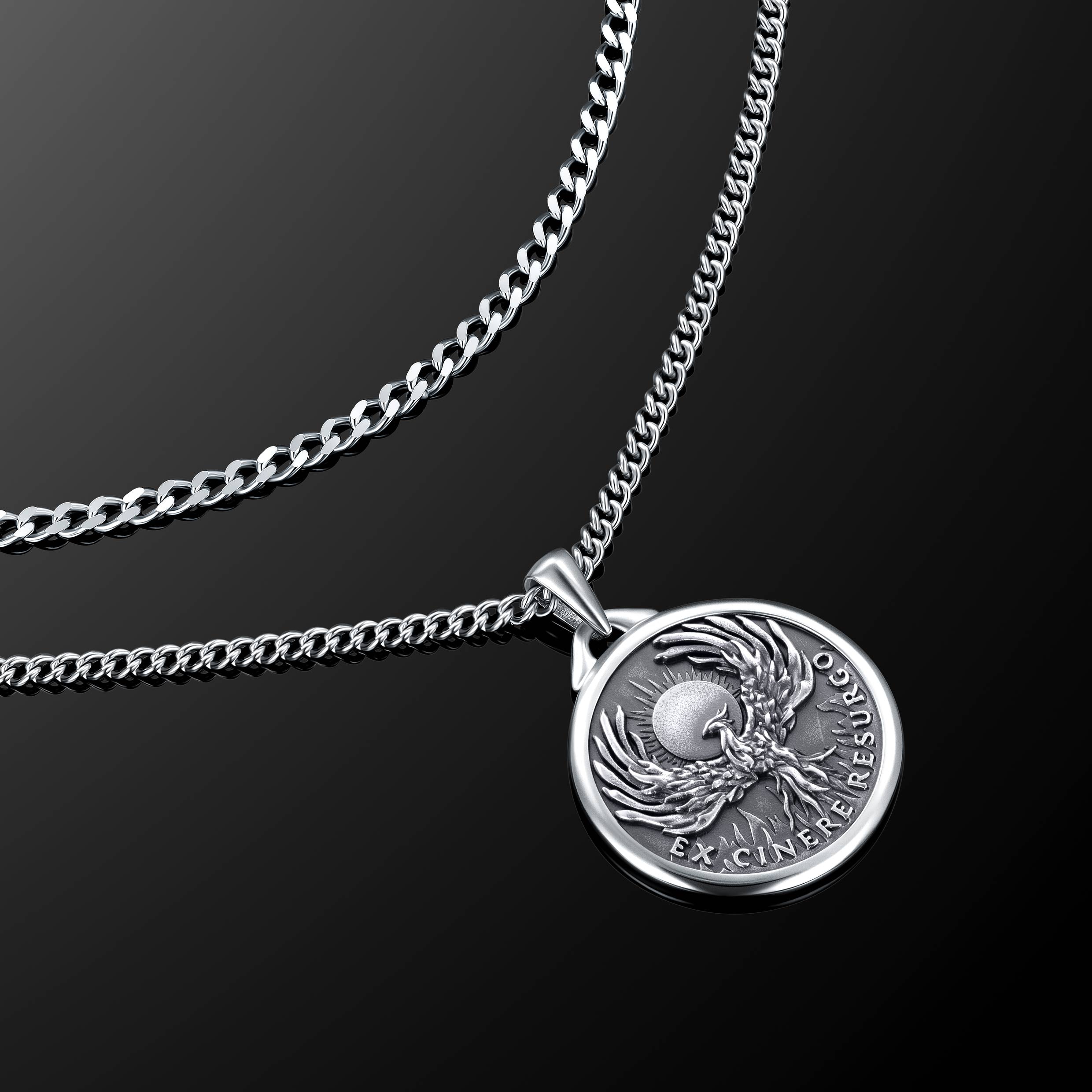 Built Different: Phoenix Pendant - Sterling Silver | Vincero