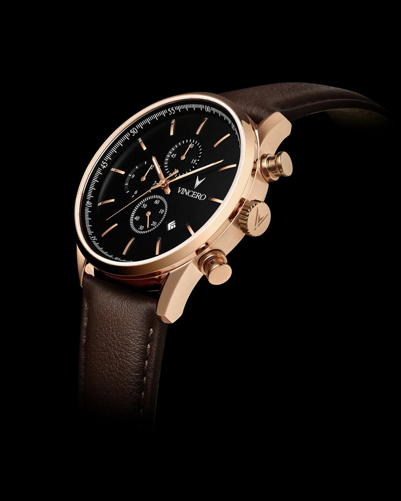 Men’s 40MM Chronograph - Rose Gold | Vincero Watches & Vincero Collective