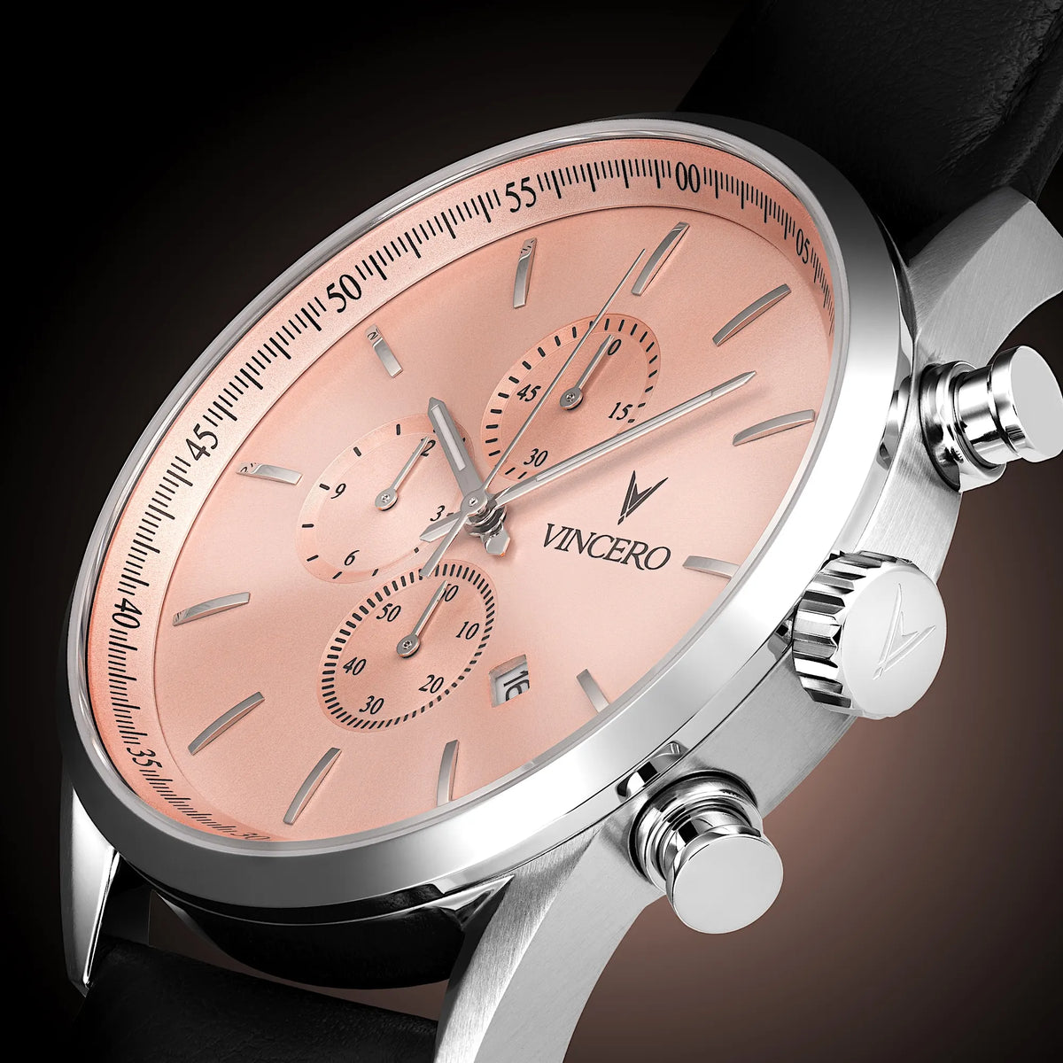 Men's Chronograph - Salmon | Vincero Watches | Vincero Collective Men's Chronograph - Salmon | Vincero Watches | Vincero Collective