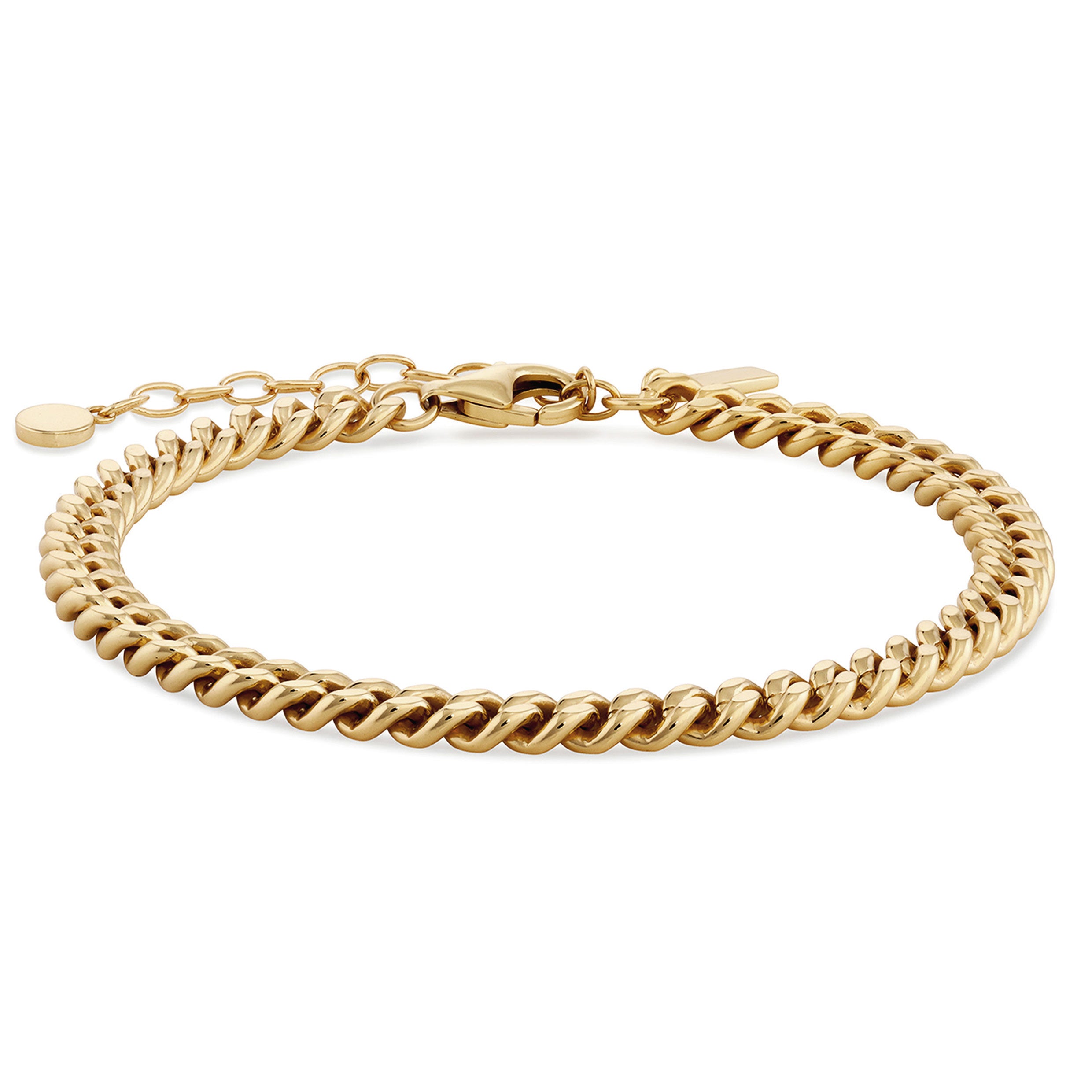 Chunky Curb Bracelet Gold 1