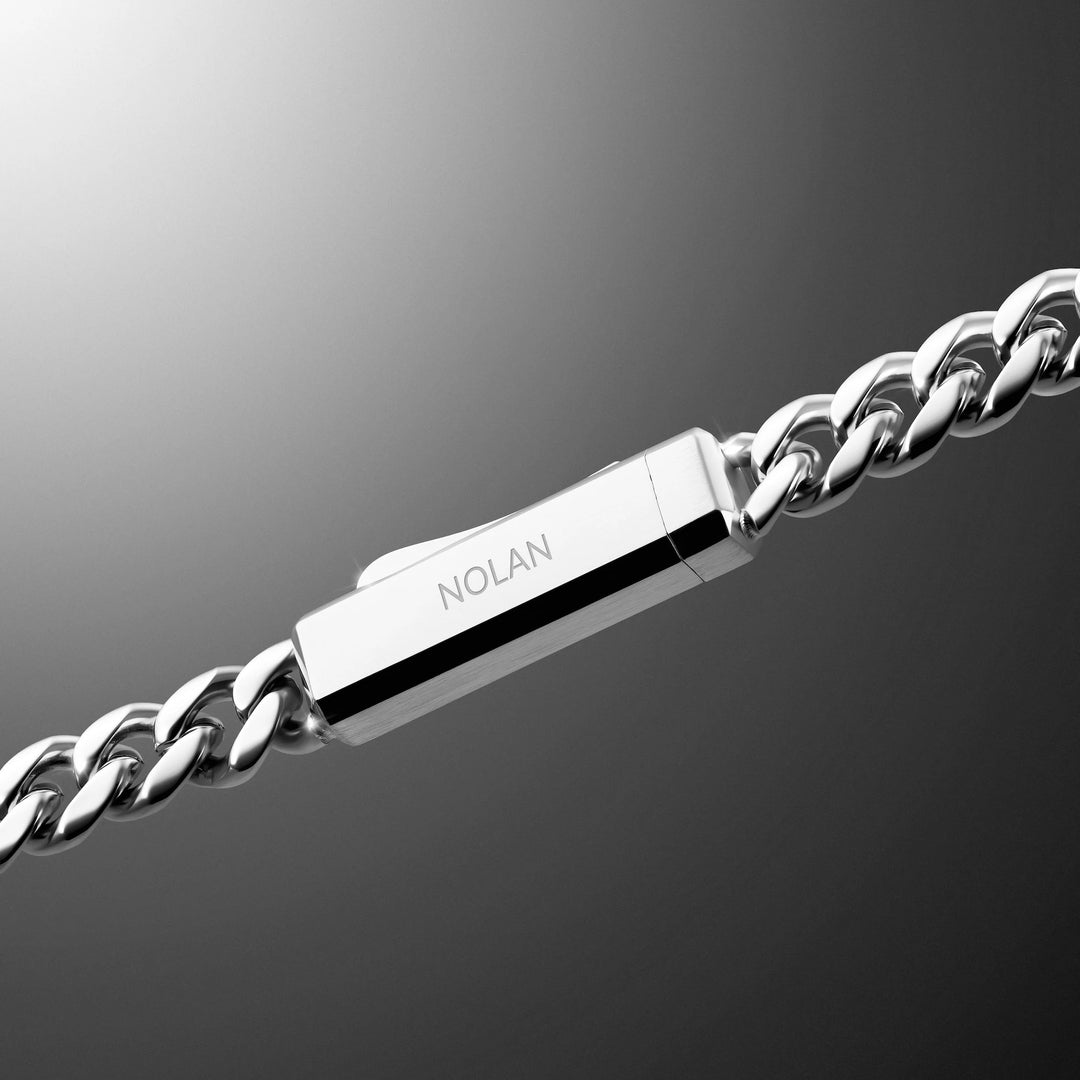 Cuban Chain Necklace, 8MM - Silverhover image