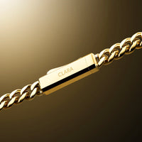 Cuban Chain Bracelet, 8MM - 14K Gold