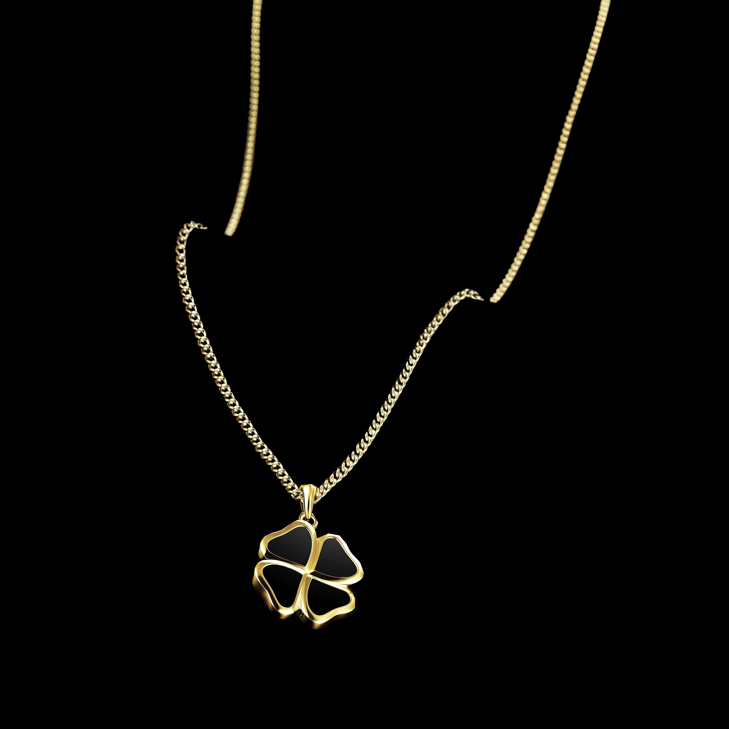 Men's Clover Pendant - 14K Gold | Vincero | Vincero Collective