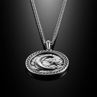 Star & Crescent Amulet - Sterling Silver