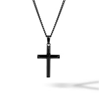 black crucifix cross for men