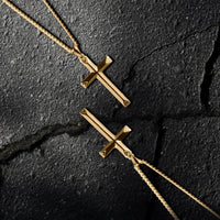 Cross Pendant - 14K Gold