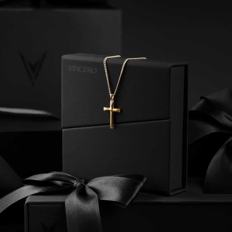 Cross Pendant - 14K Gold