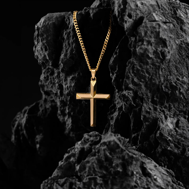 Cross Pendant - 14K Gold