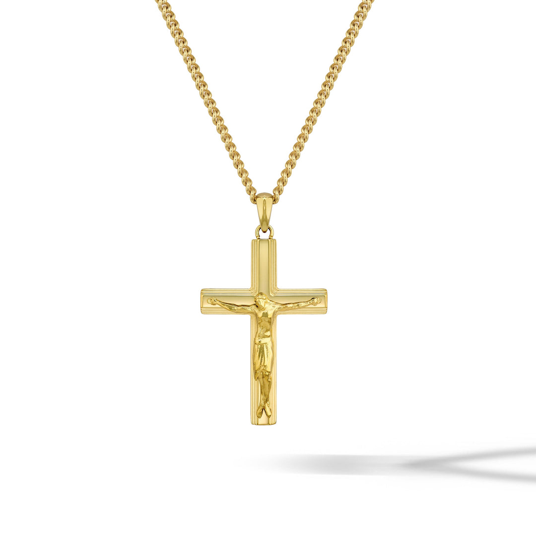 Crucifix Pendant - 14K Gold