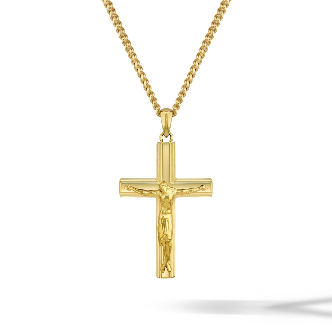 Crucifix Pendant - 14K Gold