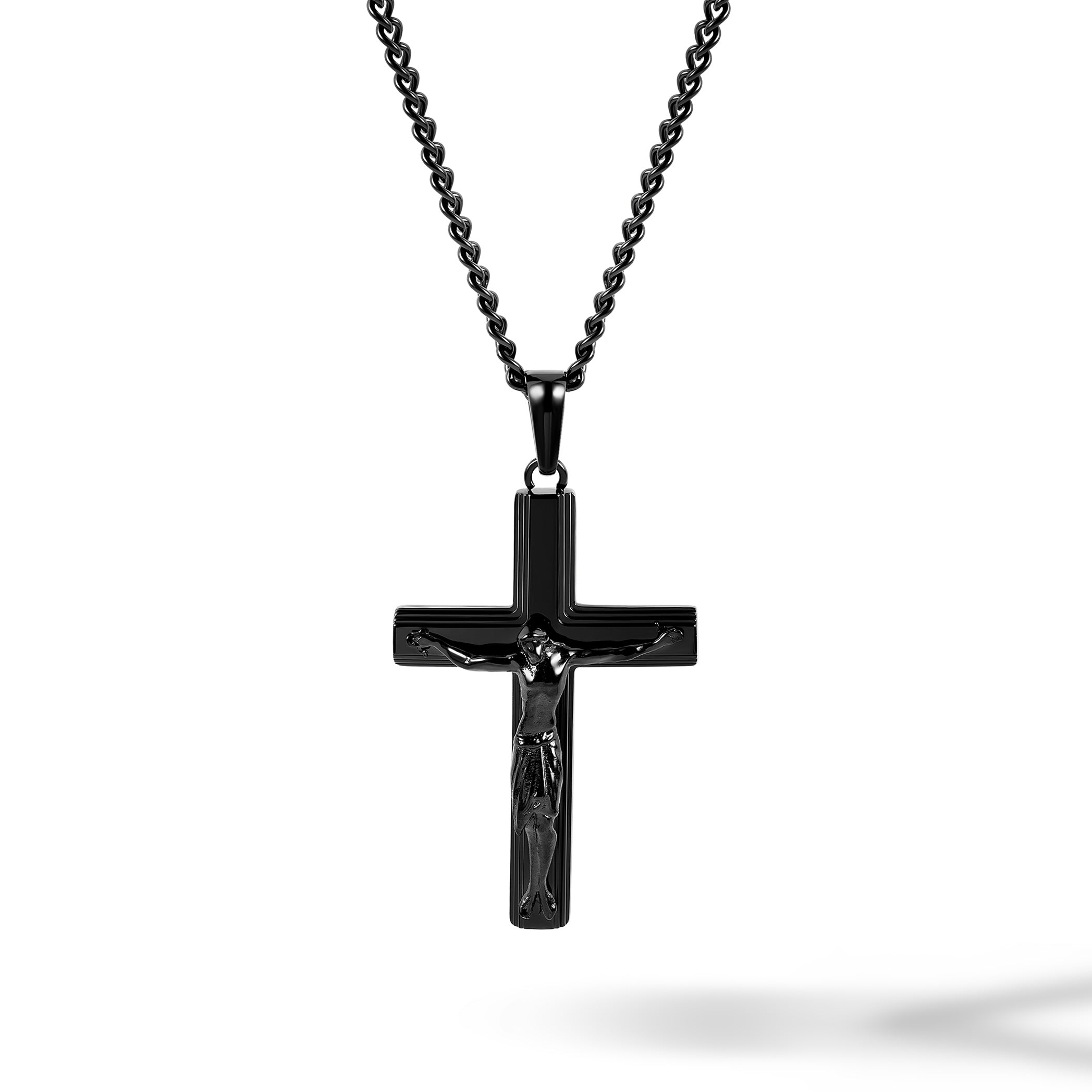 アクセサリー Cyrusherxf590 Crucifix Pendant - Stealth | Vincero Collective