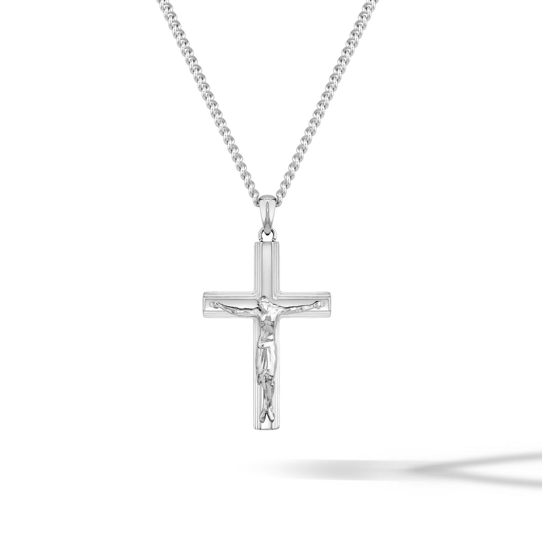 Crucifix Pendant - Silver