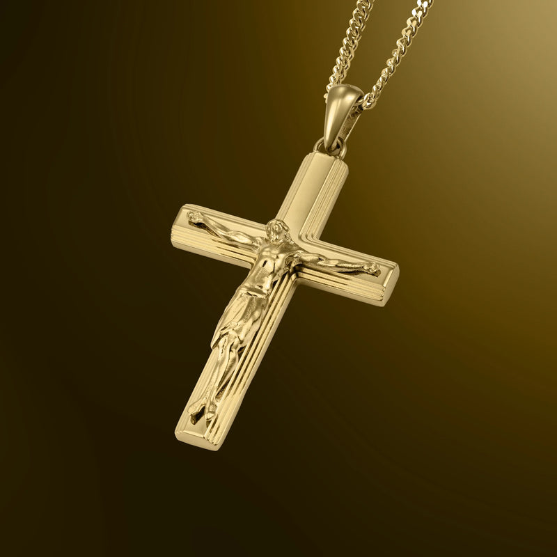 Crucifix Pendant - 14K Gold