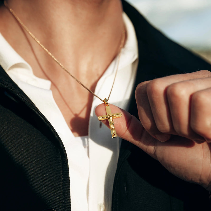 Crucifix Pendant - 14K Gold